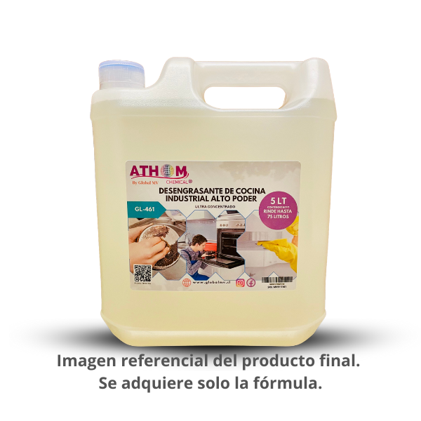 FORMULA DESENGRASANTE DE COCINA INDUSTRIAL ALTO PODER GL-461
