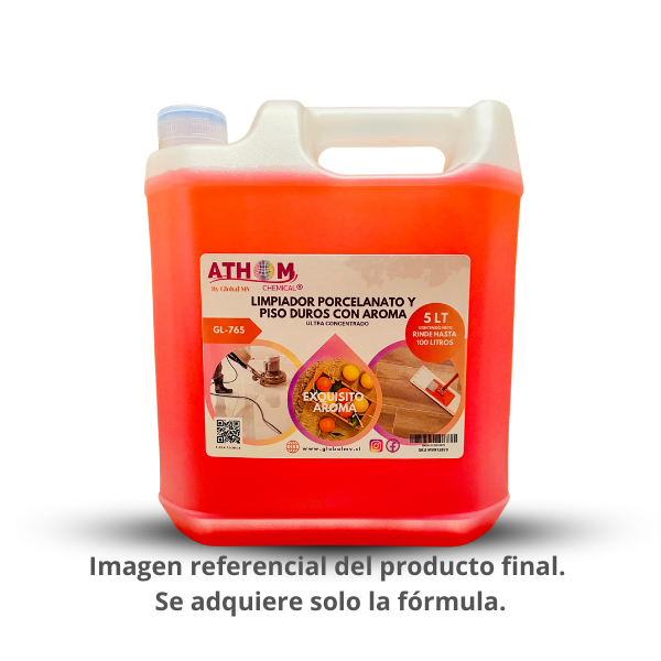 FORMULA LIMPIADOR PORCELANATO Y PISO DUROS C/AROMA GL-765